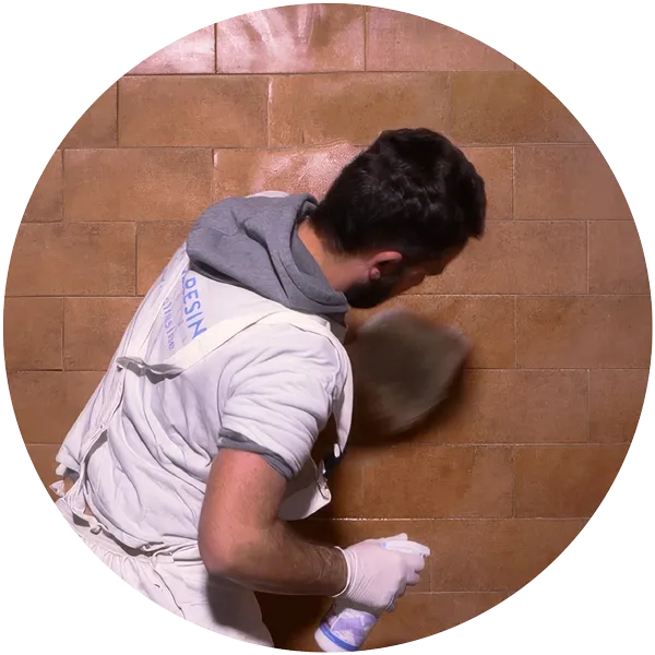 Ciclo applicativo resine decorative Istotiziano - step 2