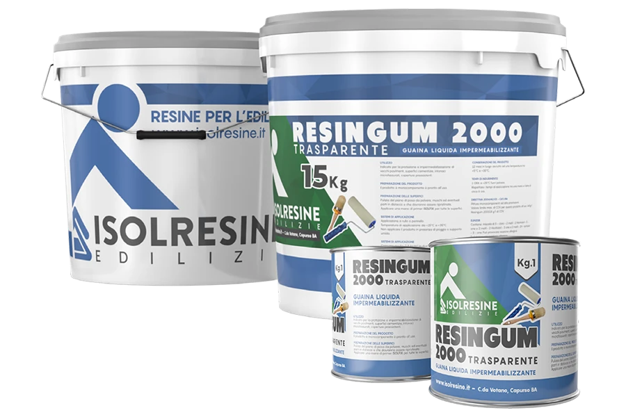 Prodotti impermeabilizzanti: Resingum 2000 trasparente