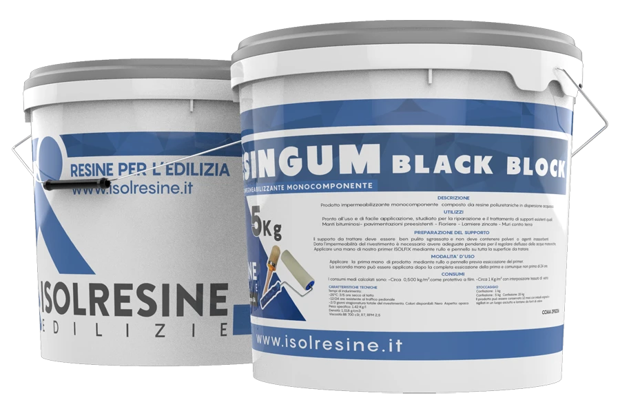 Prodotti impermeabilizzanti: Resingum Black Block