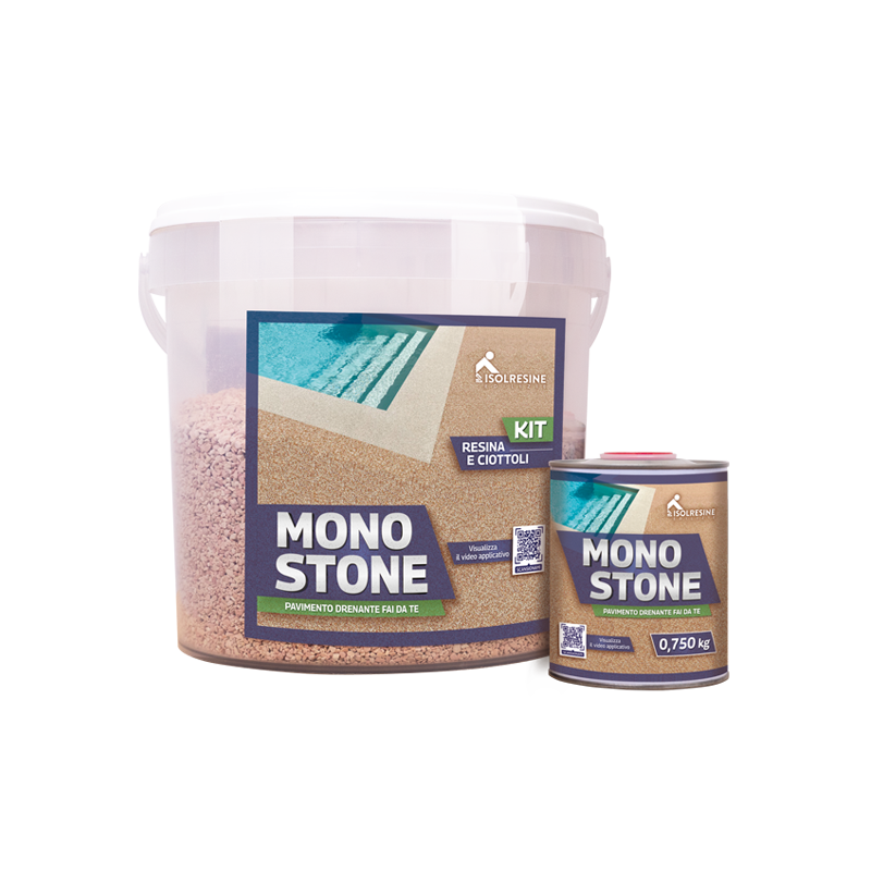 Pavimenti drenanti in resina: Monostone