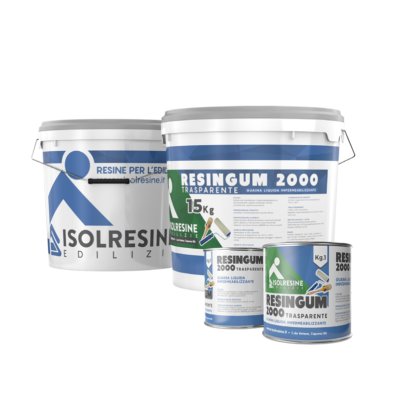 Prodotti impermeabilizzanti: Resingum 2000 trasparente