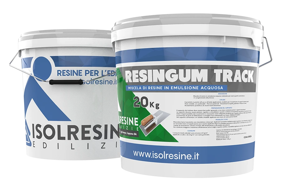 Prodotti pavimenti sportivi e ricreativi: Resingum Track