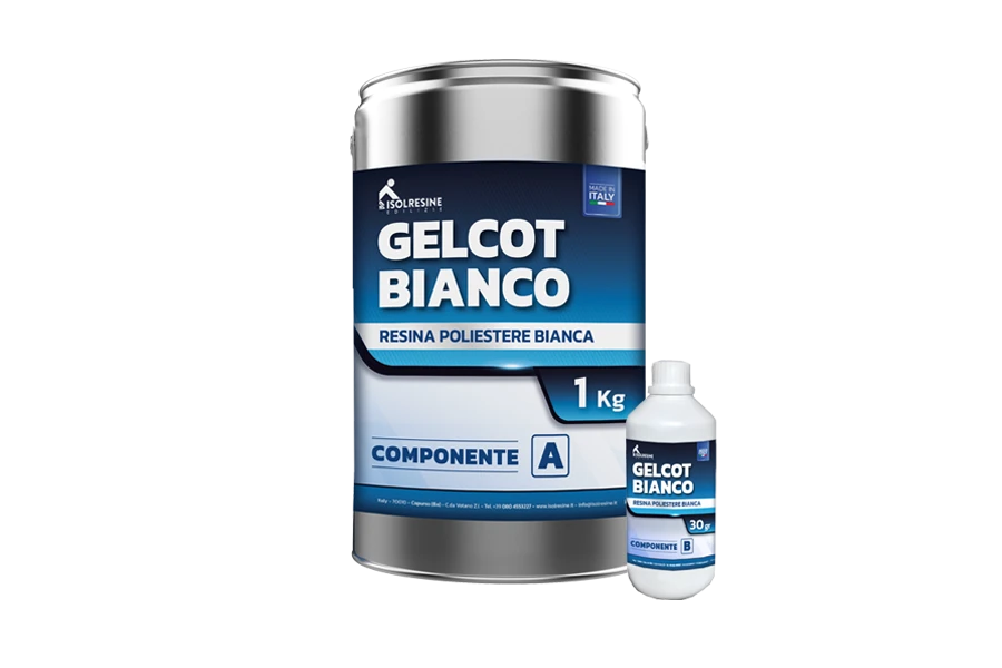 Prodotti ausiliari e additivi: Gelcot Baicno Resina poliestere bianca
