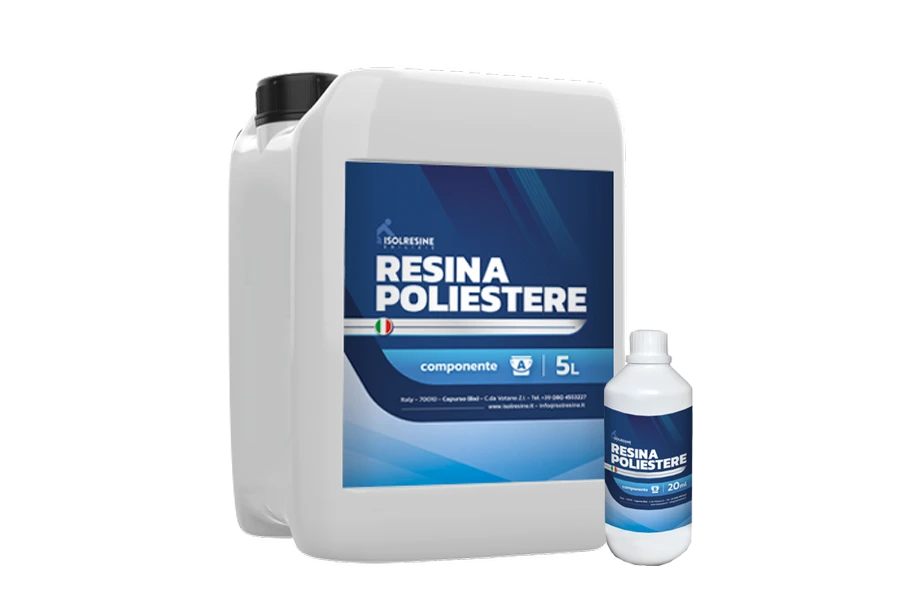 Prodotti ausiliari e additivi: Resina poliestere