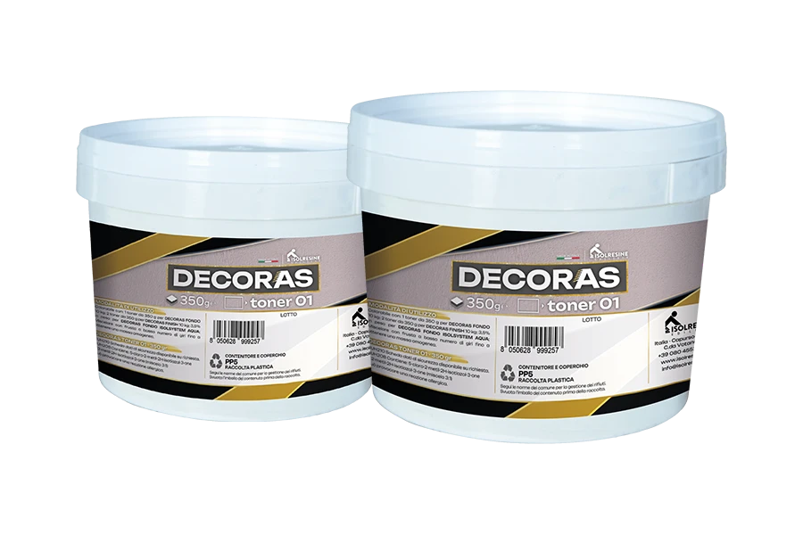 Prodotti resine decorative: Decoras Toner