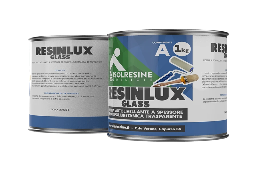 Prodotti pavimenti industriali e civili: ResinLux Glass