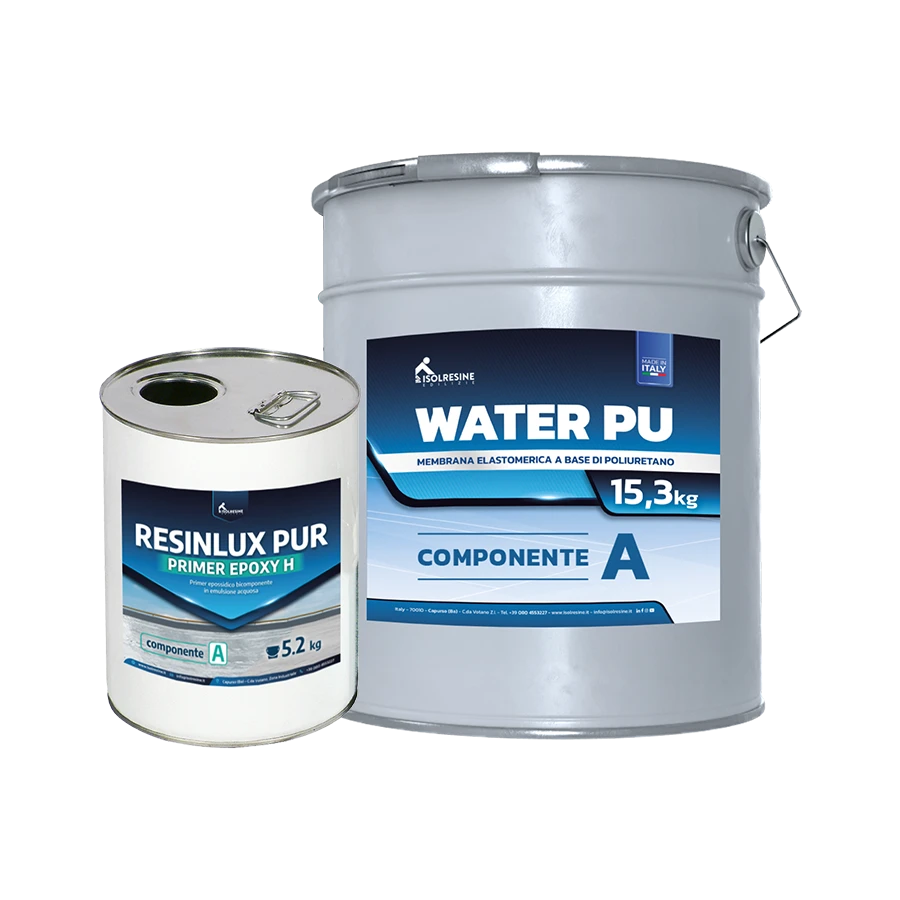 Soluzioni per l'impermeabilizzazione: Resinlux Pur Primer Epoxy + Water PU