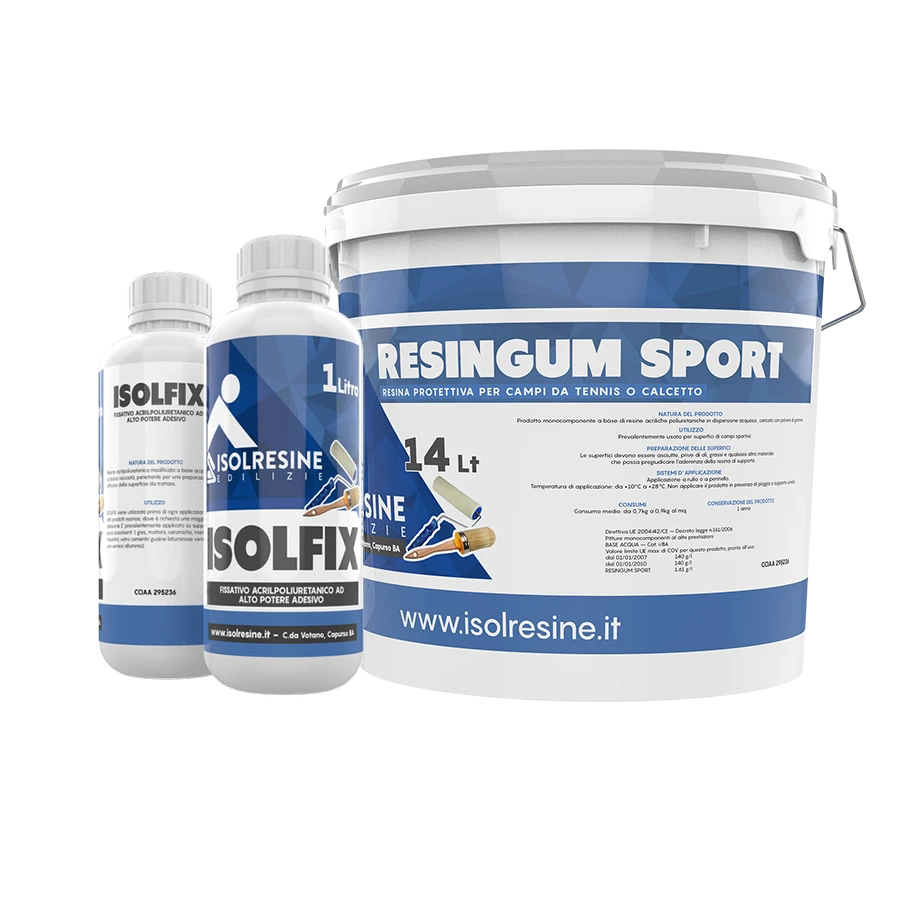 Prodotti pavimenti sportivi e ricreativi: Resingum Sport