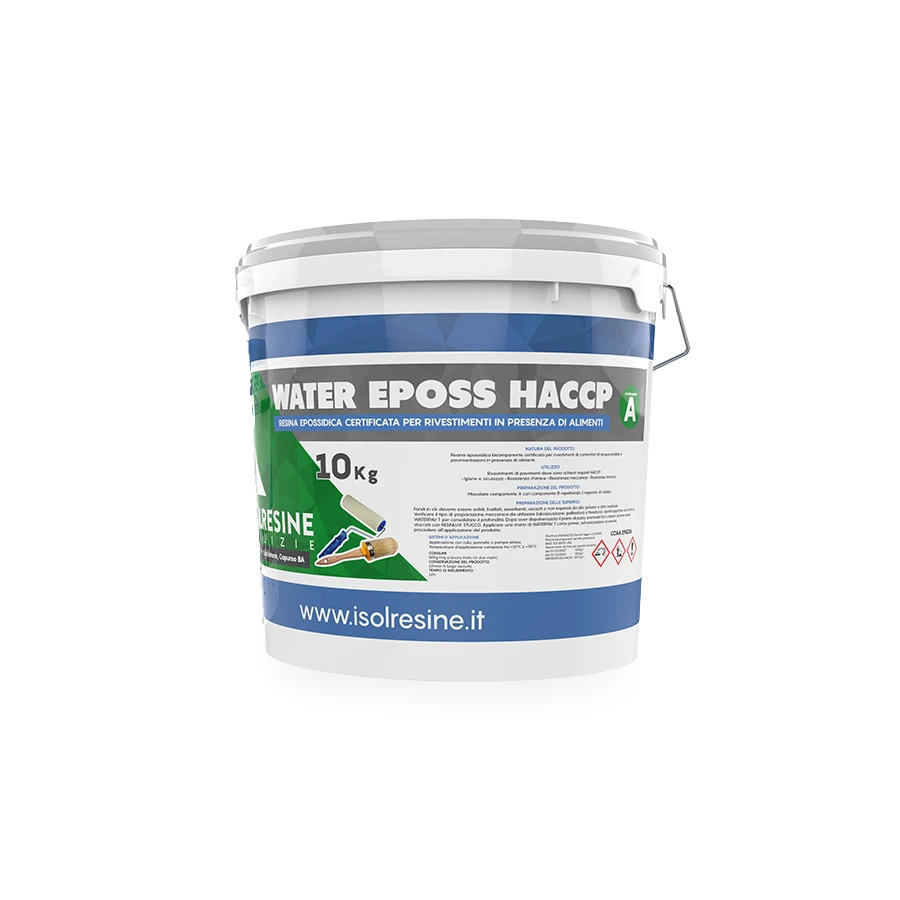 Sistema a Film Colorati a Spessore: WATER EPOSS HACCP